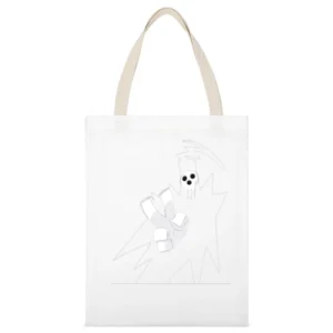 Peace from the reaper - shinigami soul eater manga White Canvas Tote Shopping Bag