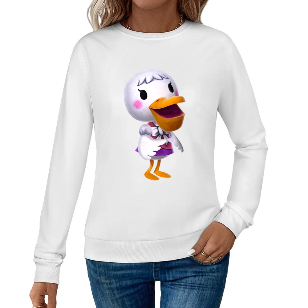 Pelly From Animal Crossing Nintendo Character Video Game Women Pullover Sweatshirt