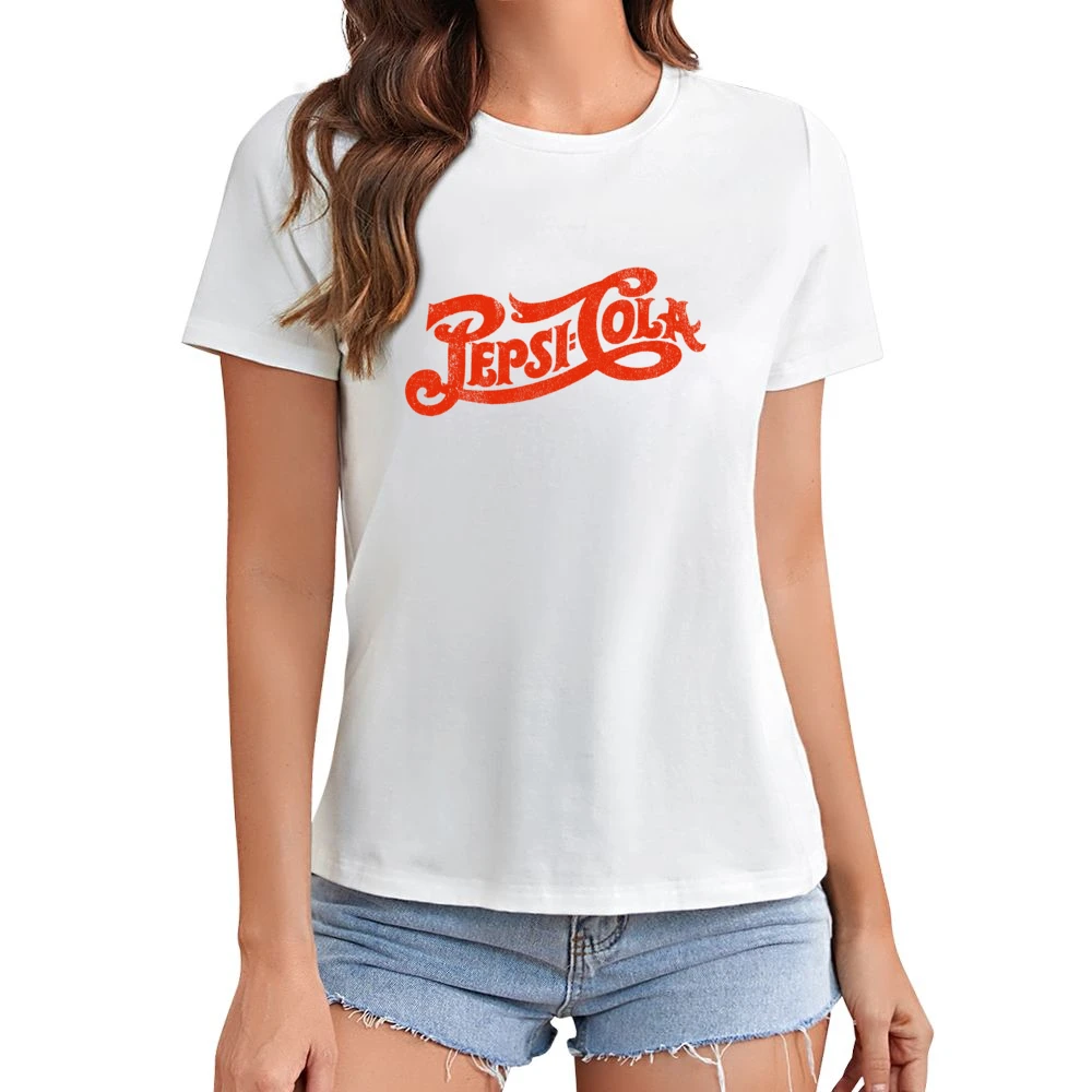 Pepsi Cola Fun Cool Vintage Style Distressed Retro Graphic Tee Shirt Asian Size Women Ladies T-shirt