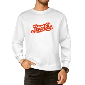 Pepsi Cola Fun Cool Vintage Style Distressed Retro Graphic Tee Shirt European Size Pullover Sweater