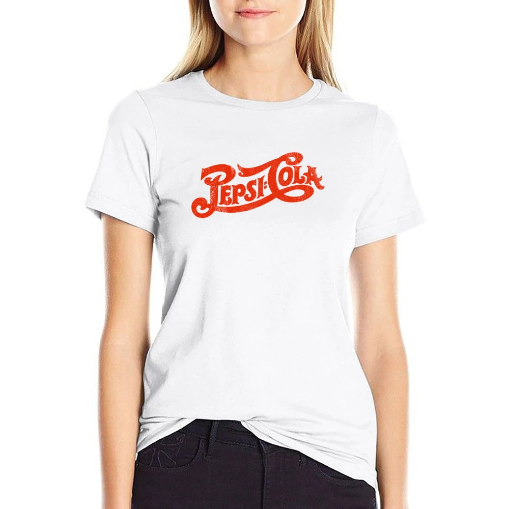 Pepsi Cola Fun Cool Vintage Style Distressed Retro Graphic Tee Shirt US Size Women Ladies T-shirt