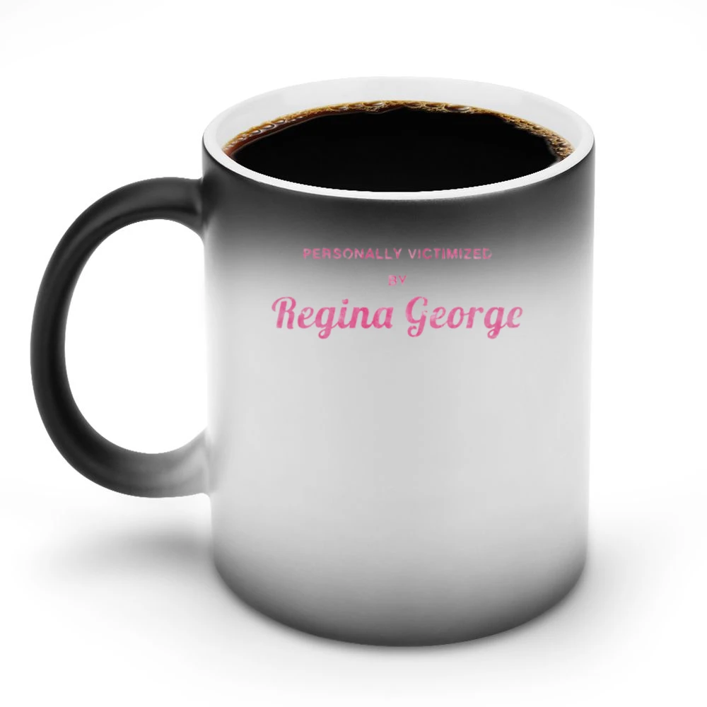 Personally Victimized By Regina George Distressed Tee Shirt Discoloration Mug