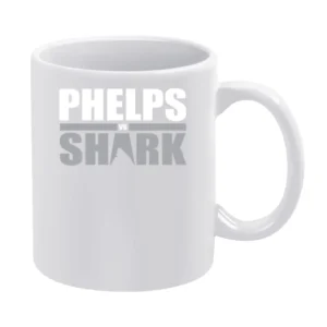 Phelps Vs Shark Week Discovery Channel Great White Race Trending Grey White Mug