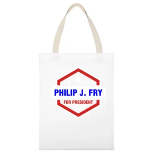 Philip J White Canvas Tote Shopping Bag