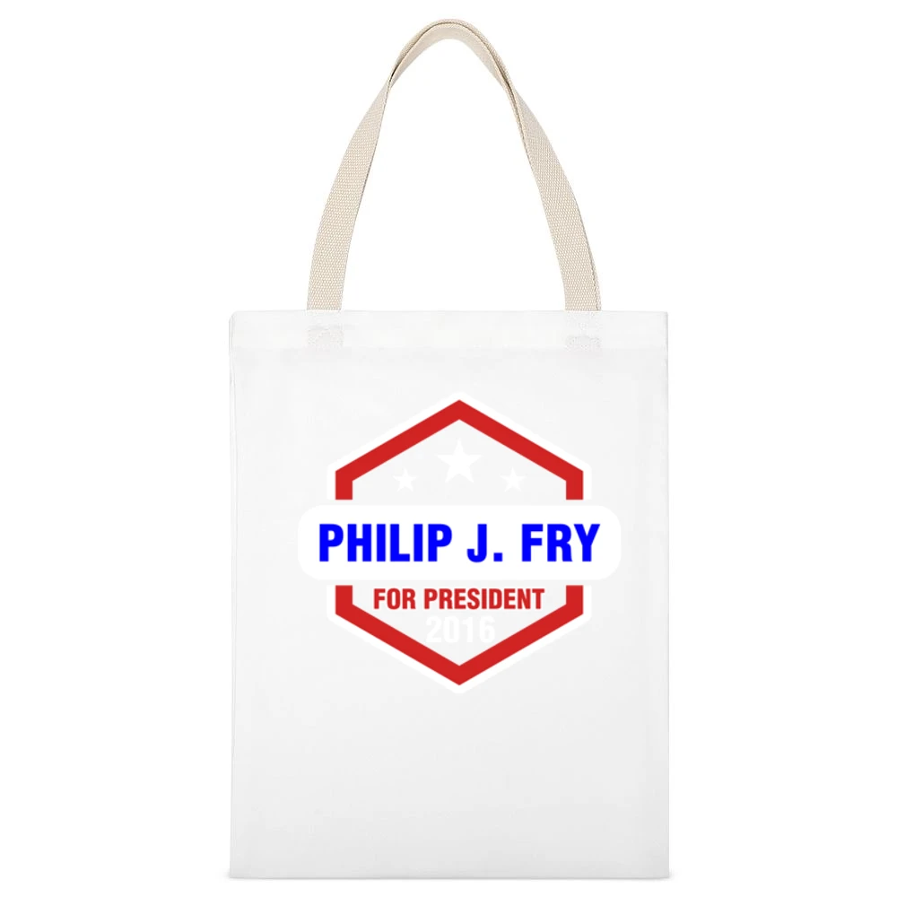 Philip J White Canvas Tote Shopping Bag