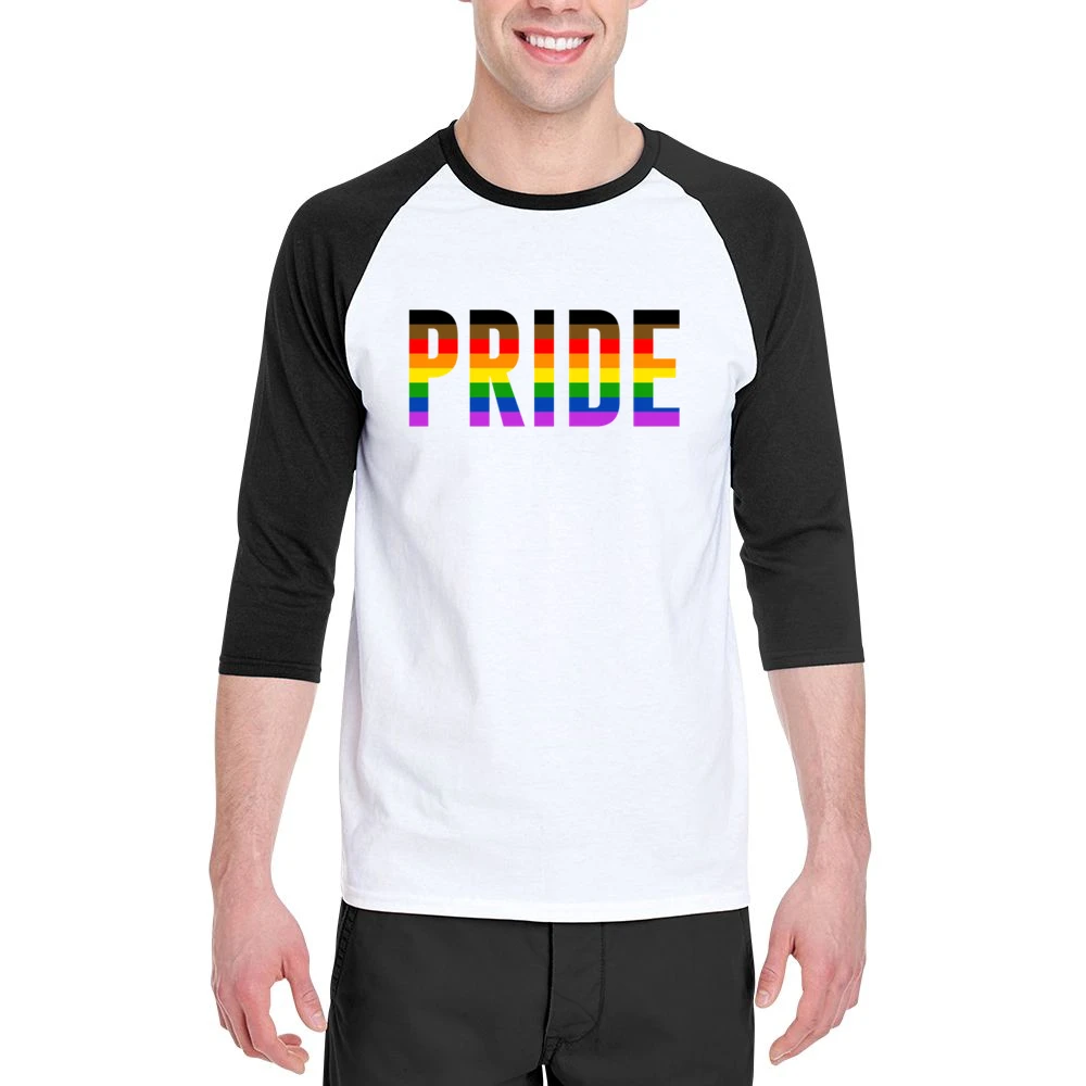 Philly Gay Pride Lgbtq Community Petition Graphic Raglan Baseball Styl Men 3/4 Sleeve T-Shirt