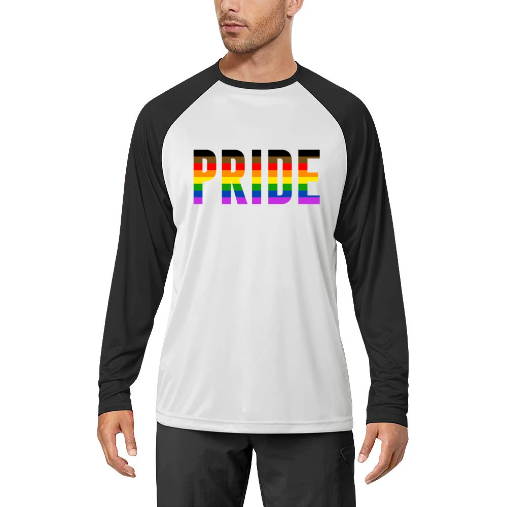 Philly Gay Pride Lgbtq Community Petition Graphic Raglan Baseball Styl Men Long Sleeve T-Shirt