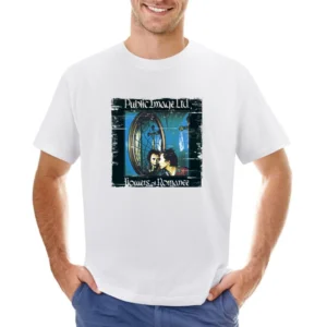 Pil Flowers Of Romance Album Cover Distressed Image Asian Size Men T-Shirt