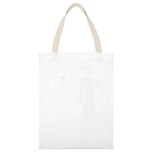Pimp funny pi number 213 White Canvas Tote Shopping Bag