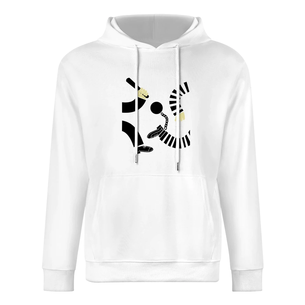Police and robber European Size Men Hoodie