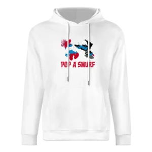 Pop a smurf funny European Size Men Hoodie