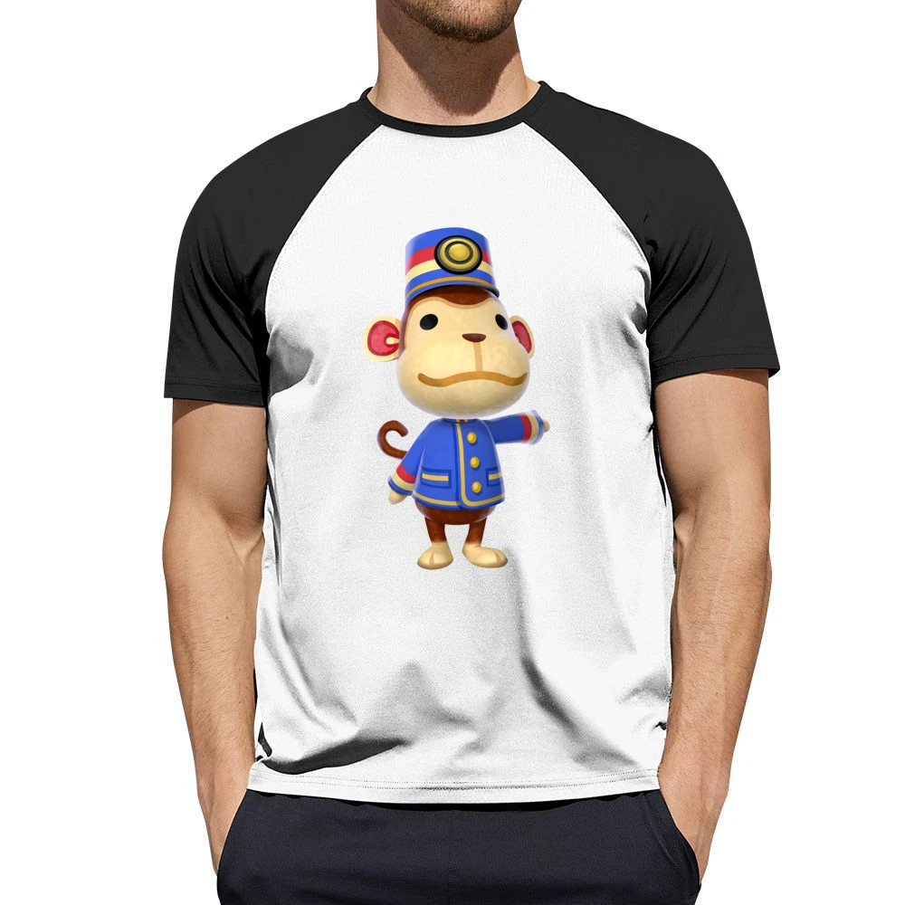 Porter From Animal Crossing Nintendo Character Video Game Men Short Sleeve T-Shirt