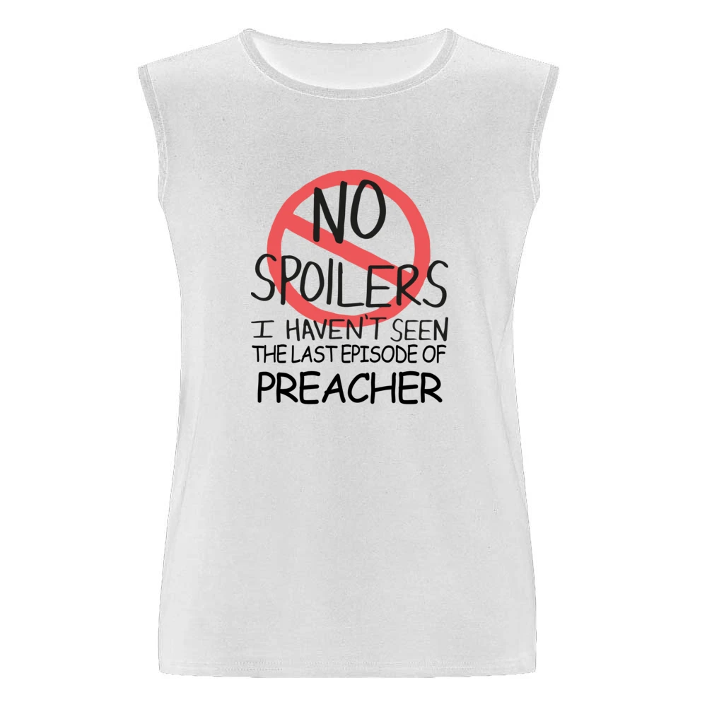 Preacher No Spoilers Last Episode Tv Funny Men Sleeveless T-Shirt
