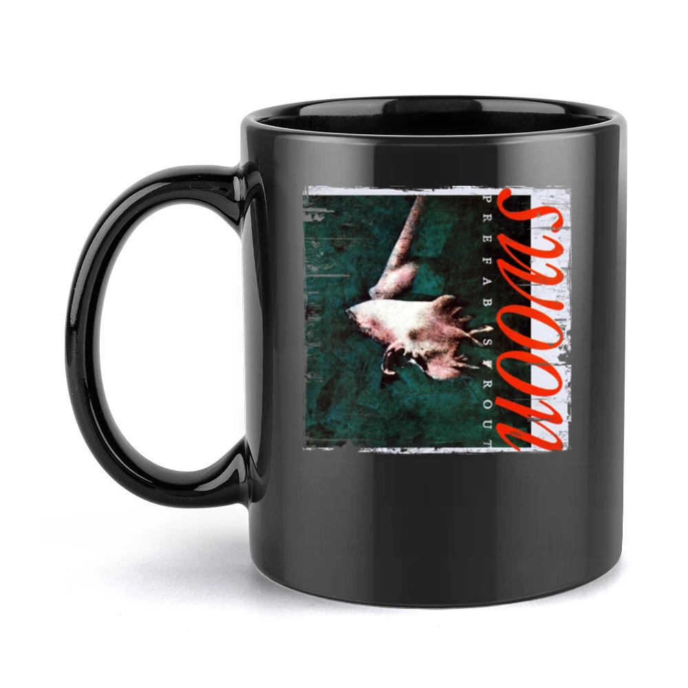 Prefab Sprout Swoon Album Cover Distressed Image Black Mug