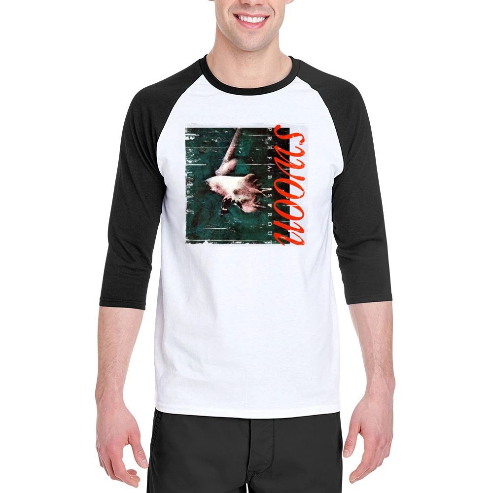 Prefab Sprout Swoon Album Cover Distressed Image Men 3/4 Sleeve T-Shirt