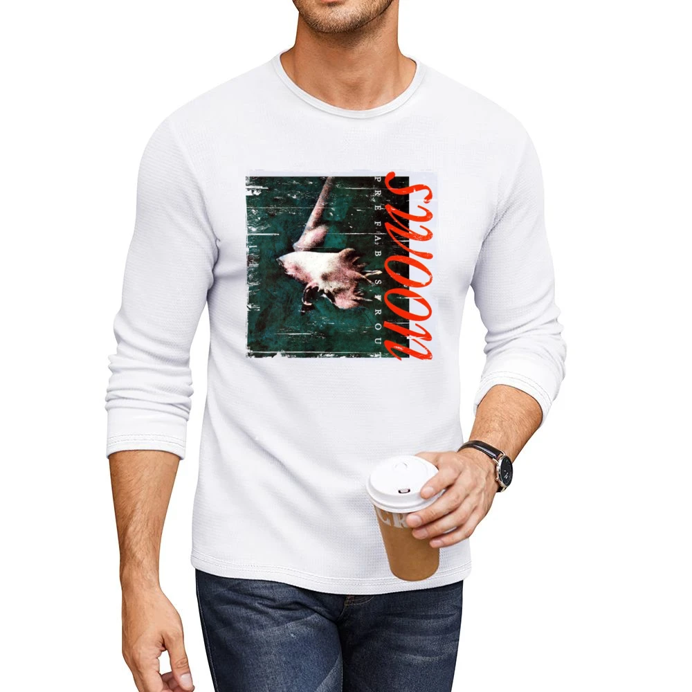Prefab Sprout Swoon Album Cover Distressed Image Men CrewNeck Long Sleeve T-Shirt