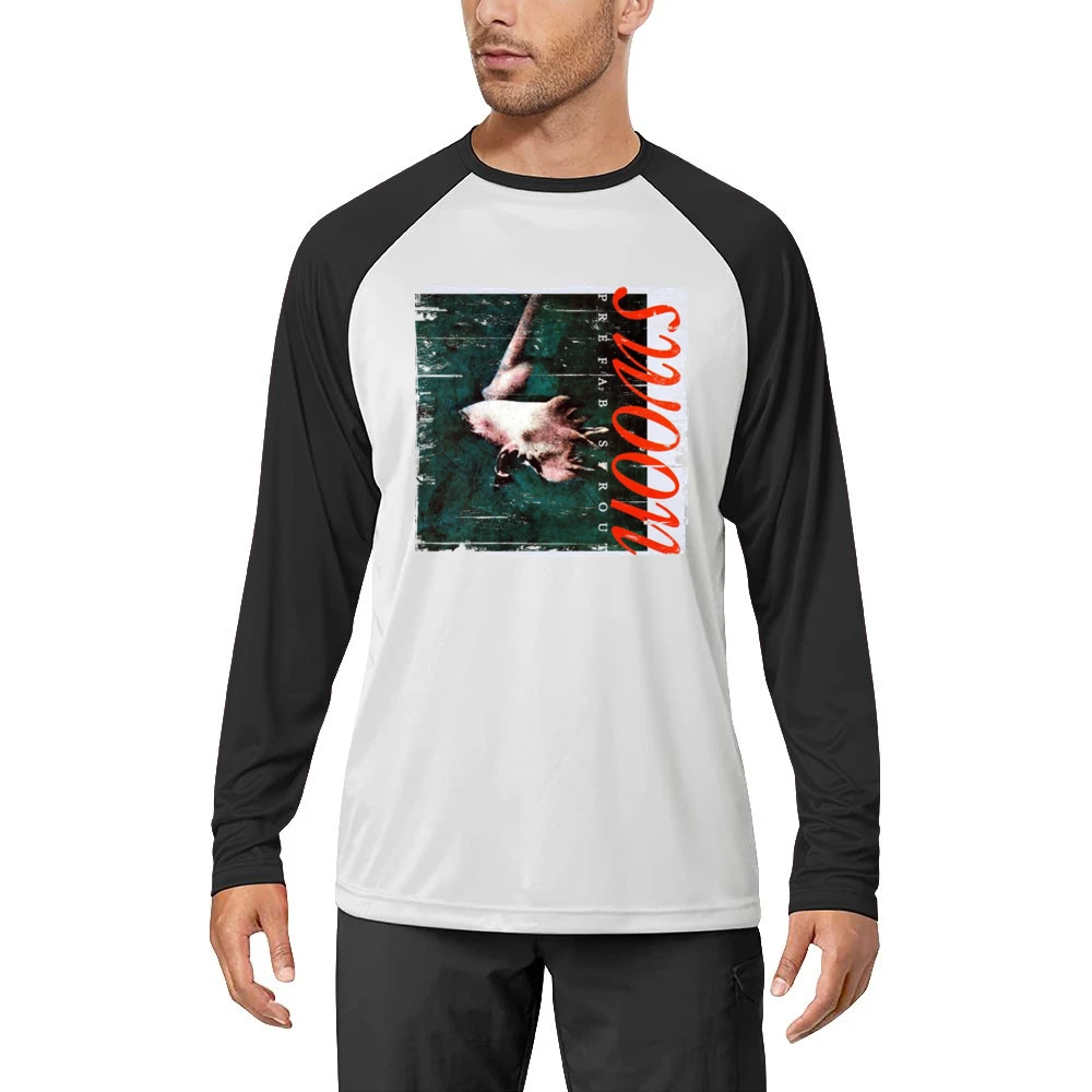 Prefab Sprout Swoon Album Cover Distressed Image Men Long Sleeve T-Shirt