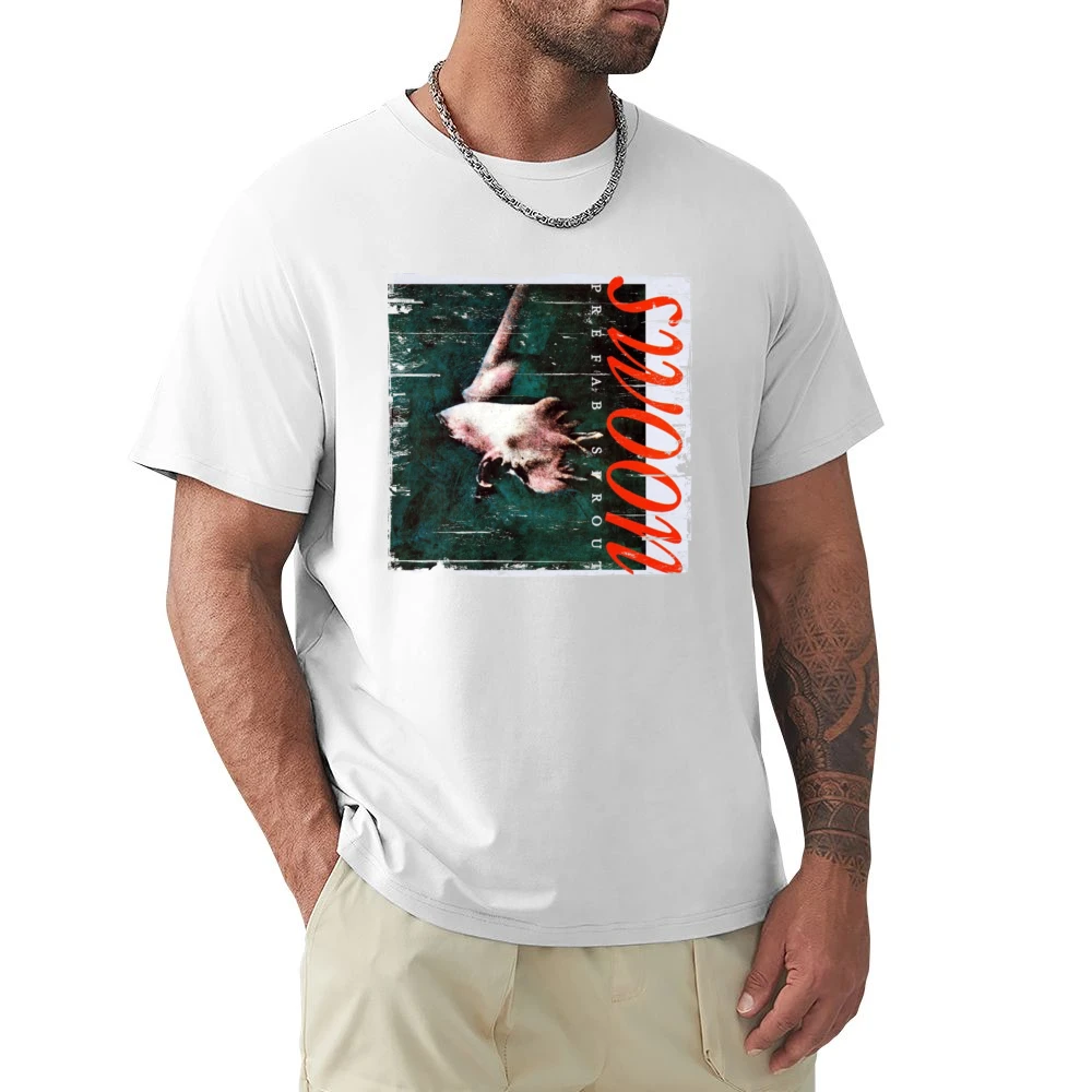 Prefab Sprout Swoon Album Cover Distressed Image Premium Men T-shirt