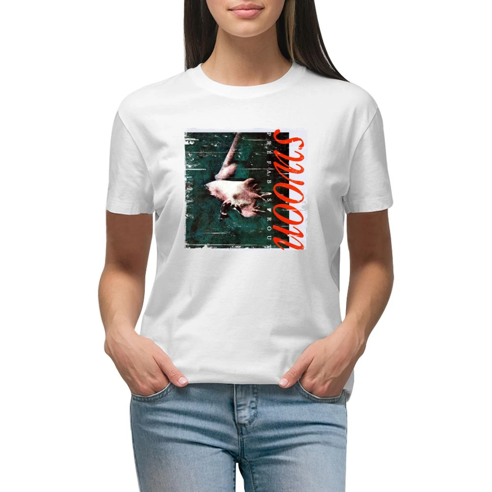 Prefab Sprout Swoon Album Cover Distressed Image Premium Women Ladies T-shirt