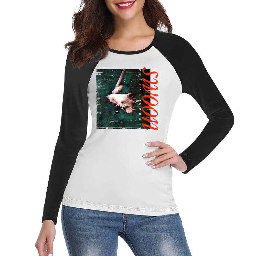 Prefab Sprout Swoon Album Cover Distressed Image Women Ladies Long Sleeve T-Shirt