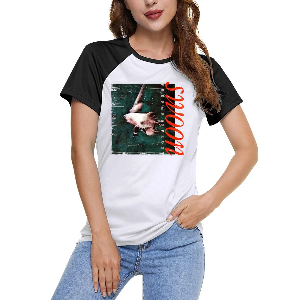 Prefab Sprout Swoon Album Cover Distressed Image Women Ladies Short Sleeve T-Shirt