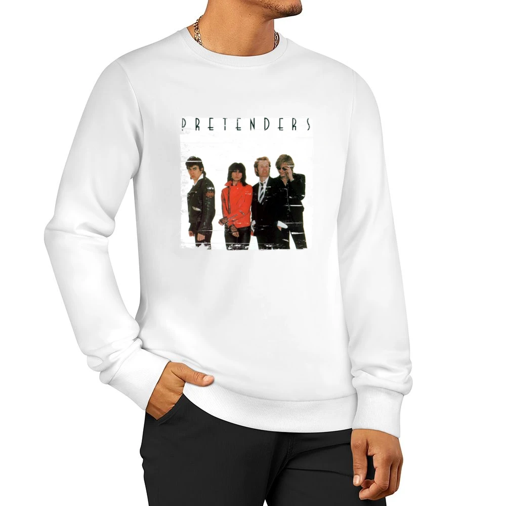 Pretenders Pretenders Album Cover Distressed Image Men Pullover Sweatshirt