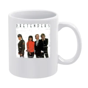 Pretenders Pretenders Album Cover Distressed Image White Mug