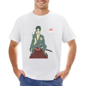 Pretty Boy jin Samurai Champloo anime manga Asian Size Men T-Shirt