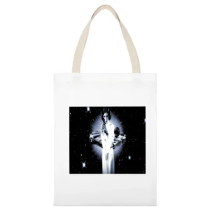 Princess Leia Tshirt White Canvas Tote Shopping Bag