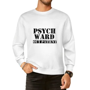 Psych Ward Out Patient Halloween Tshirt (all Colors And Styles Availab European Size Pullover Sweater