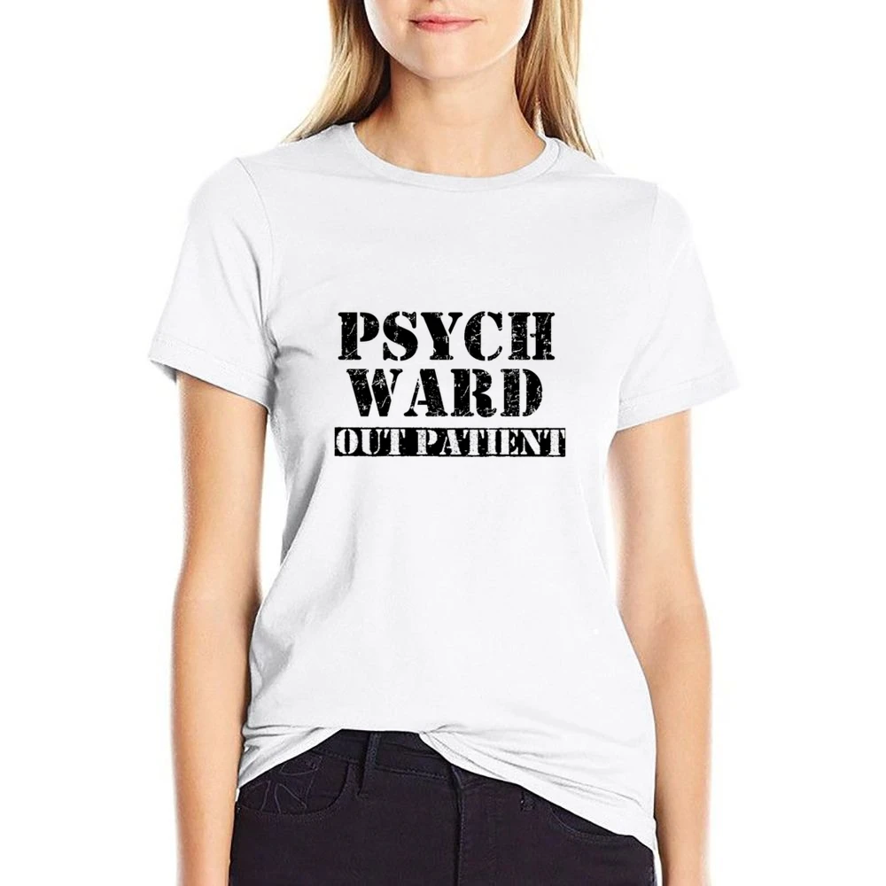 Psych Ward Out Patient Halloween Tshirt (all Colors And Styles Availab US Size Women Ladies T-shirt