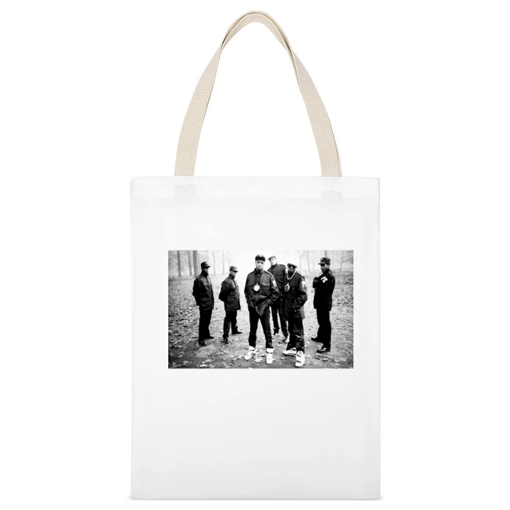 Public Enemy Flava Flav Chuck D Tshirt- All colors Available White Canvas Tote Shopping Bag