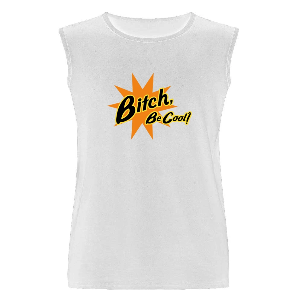 Pulp Fiction Be Cool Quote Men Sleeveless T-Shirt