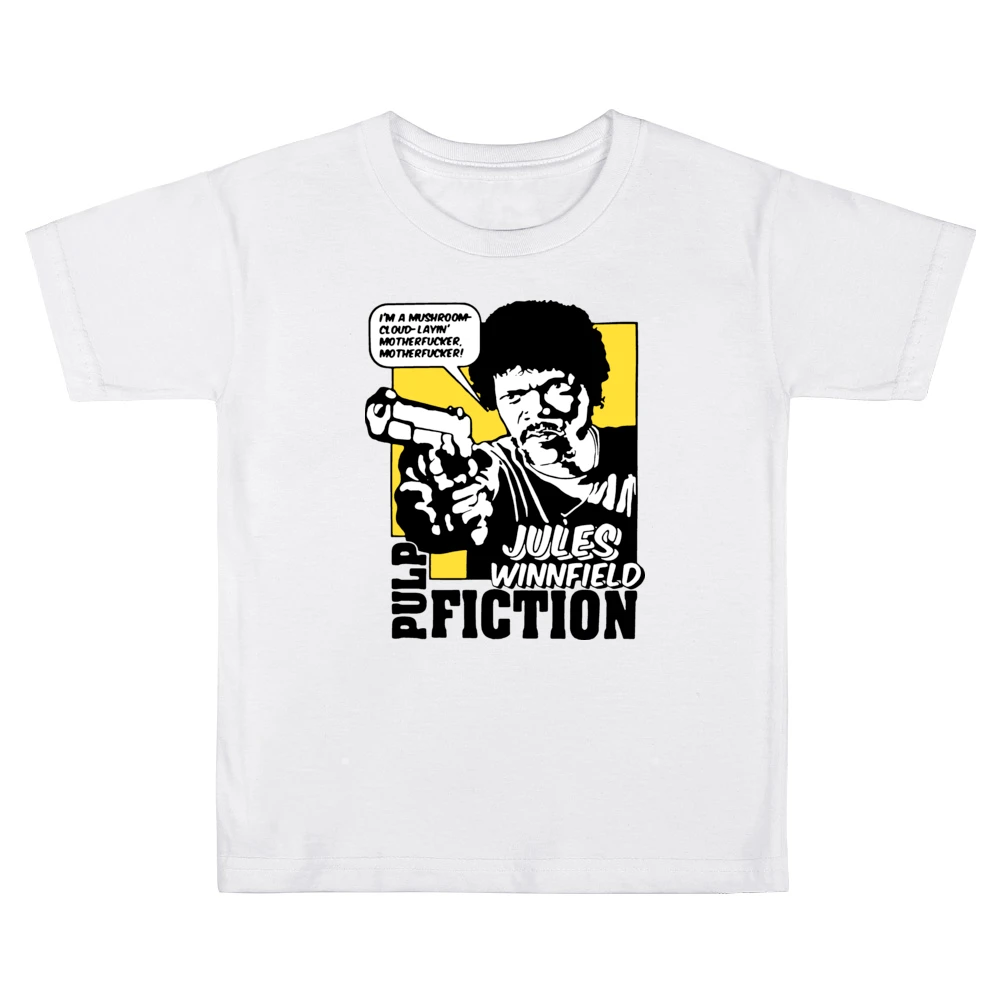 Pulp Fiction Eziekiel Quote Kids Boys Girls T-Shirt