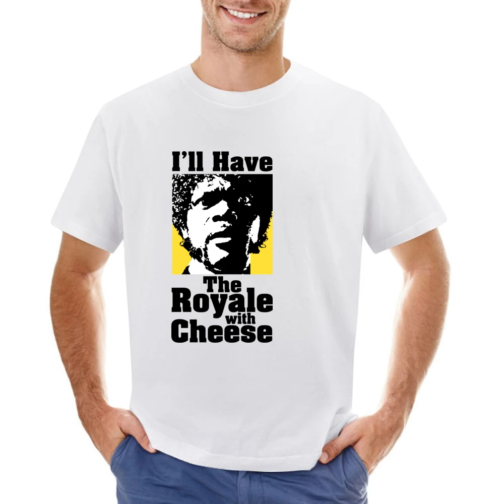 Pulp Fiction Royale Burger Asian Size Men T-Shirt