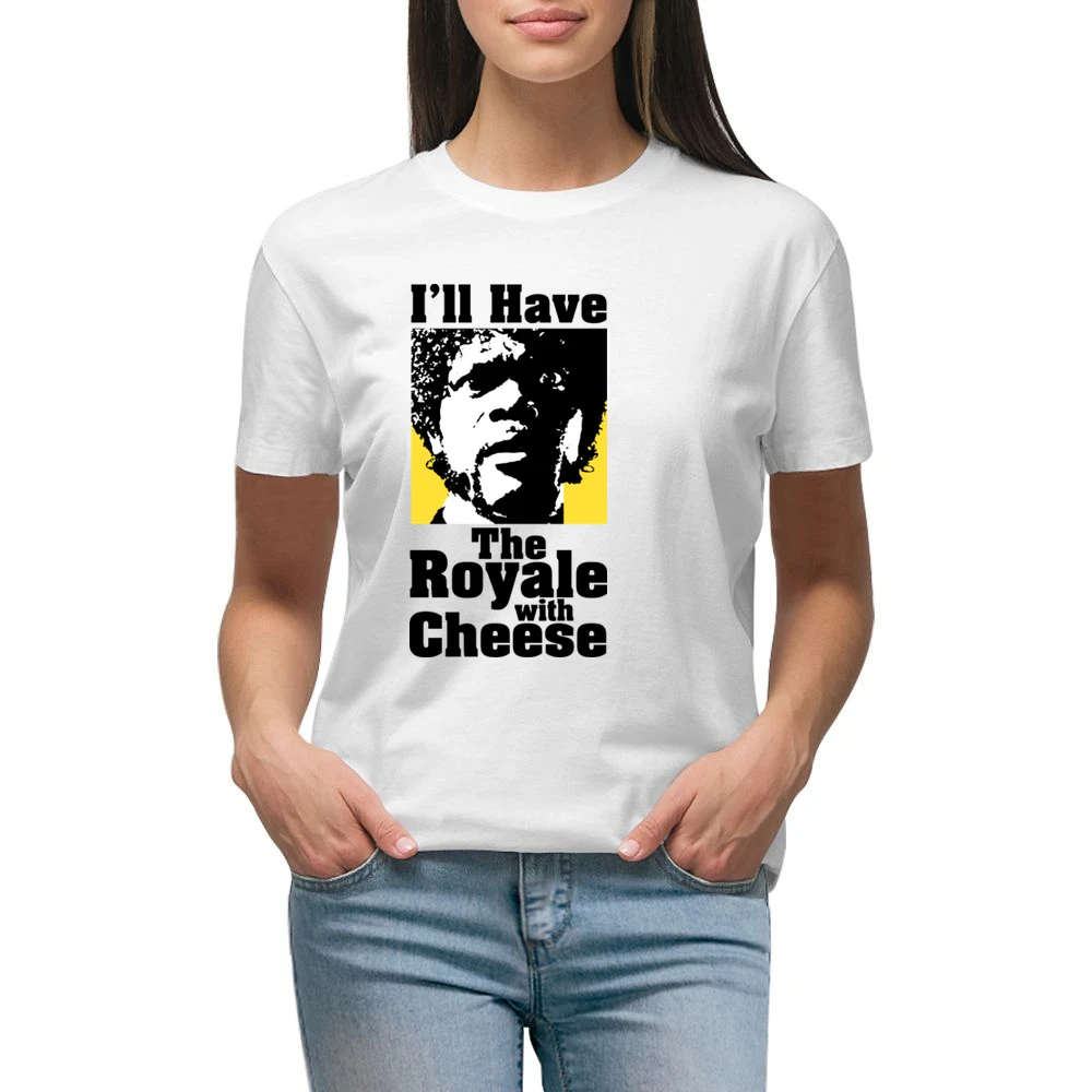 Pulp Fiction Royale Burger Premium Women Ladies T-shirt
