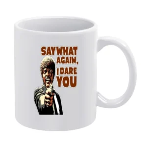 Pulp Fiction Tshirt White Mug