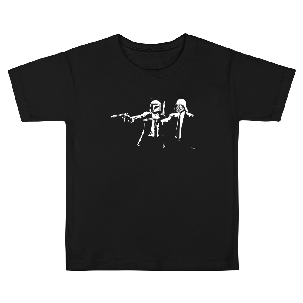 Pulp Fiction with Boba Fett and Darth Vader parody Kids Boys Girls T-Shirt