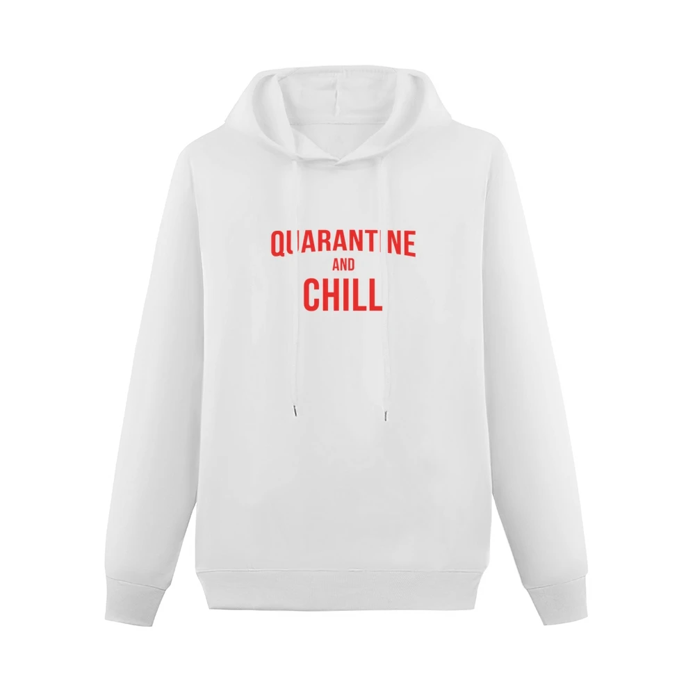 Quarantine And Chill Funny Netflix Parody Covid-19 Coronavirus Men Hoodie Without Pocket