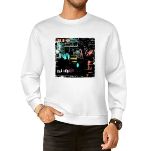 REO Speedwagon Hi Infidelity Album Cover Distressed Image European Size Pullover Sweater
