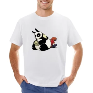 Ranma 1 2 Genma saotome Panda Asian Size Men T-Shirt