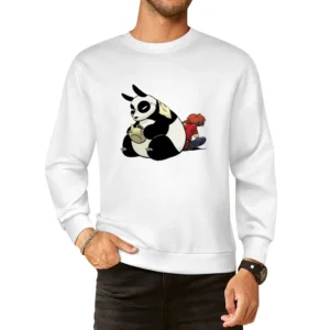 Ranma 1 2 Genma saotome Panda European Size Pullover Sweater