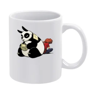 Ranma 1 2 Genma saotome Panda White Mug