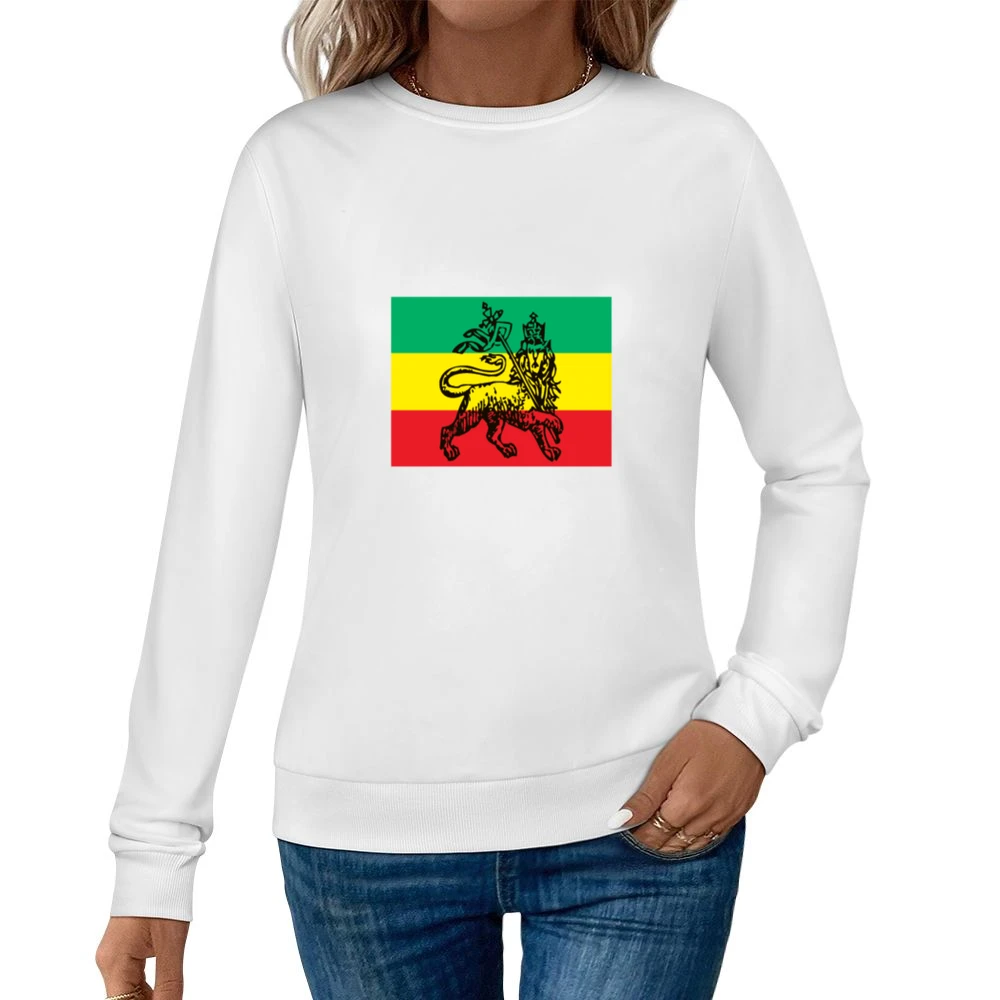 Rastafari Tshirt Women Pullover Sweatshirt
