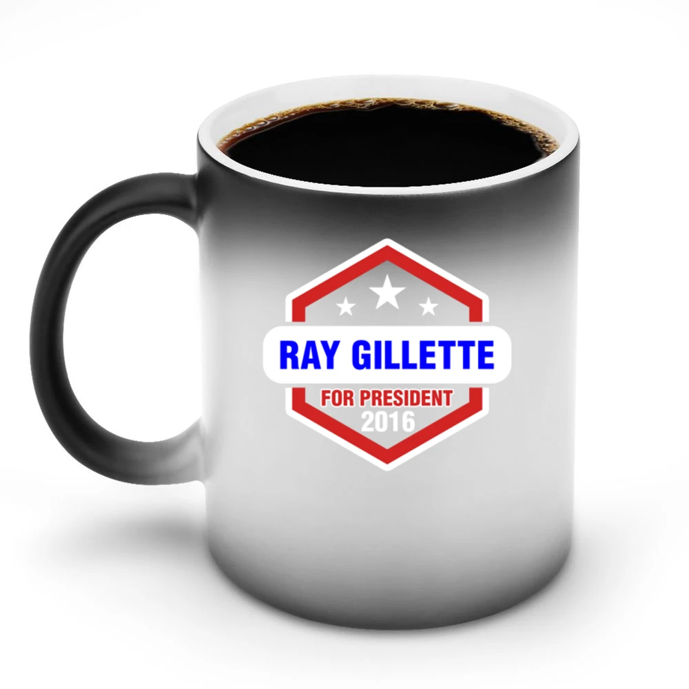 Ray Gillette For President 2016 Archer TV Show Discoloration Mug