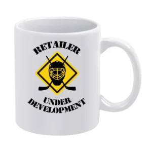 Retailer Under Development Road Hockey White Mug