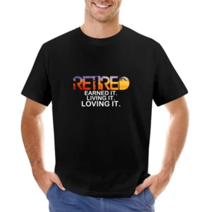Retired Tshirt (all Styles And Colors Available) Asian Size Men T-Shirt