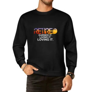 Retired Tshirt (all Styles And Colors Available) European Size Pullover Sweater
