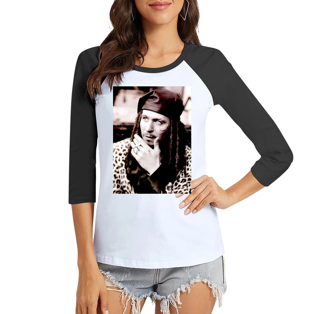 Retro True Romance Movie Drexl Spivey Women Ladies 3-4 Sleeve T-Shirt