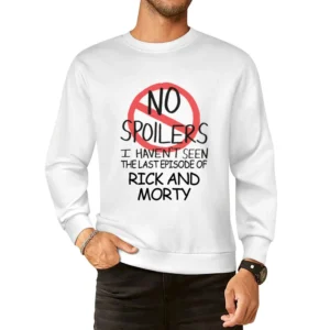 Rick And Morty No Spoilers Last Episode Tv Funny European Size Pullover Sweater